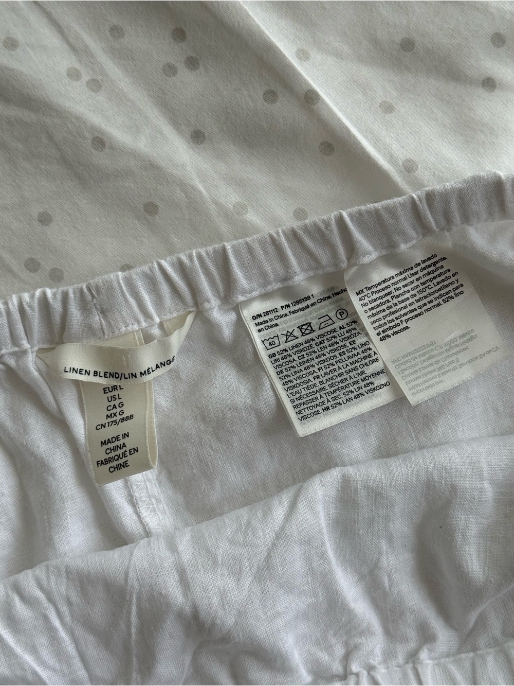 Zara Linen Blend Skirt - Size L - Picture 2 of 2